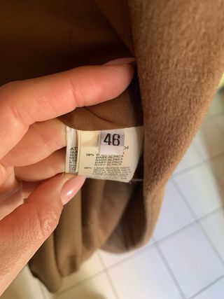 Cappotto lungo lana e alpaca