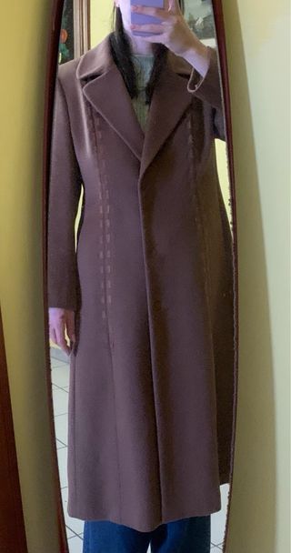 Cappotto lungo lana e alpaca