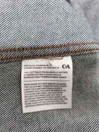 Cazadora Vaquera C&A Azul