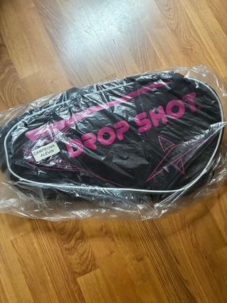 Paletero Drop Shot Negro y Rosa