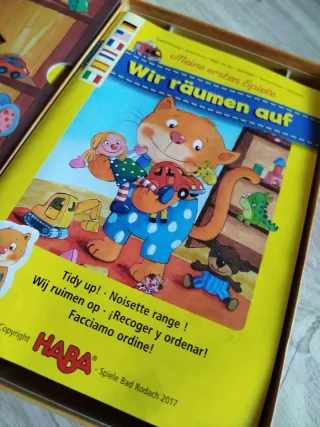 Juego HABA Mis Primeros Juegos: ¡Recoger y ordenar