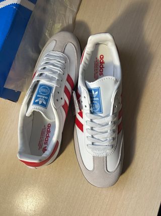 Adidas Samba Blancas Rojas Talla 43