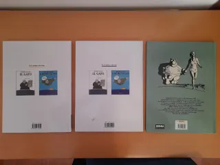 LEER Lote cómics Le Chat Geluck francés y español