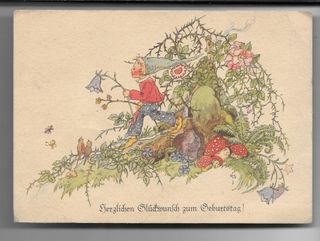 Postal WWII - Original