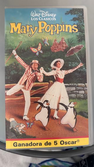 VHS Mary Poppins Walt Disney Los Clásicos