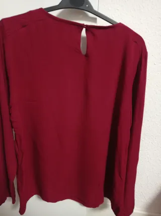 Camisa Compañía Fantástica Volantes Roja Talla XL