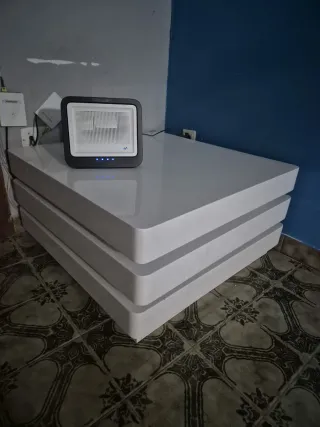 Mesa de centro moderna blanca