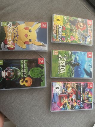 5 Juegos Nintendo Switch