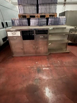 Mesa industrial cocina acero inoxidable