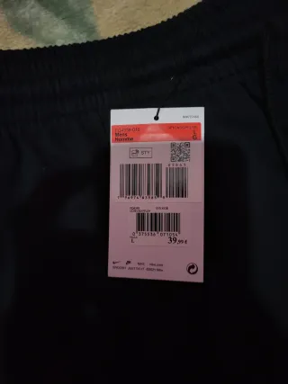 Pantalón corto Nike Knit Hombre Negro