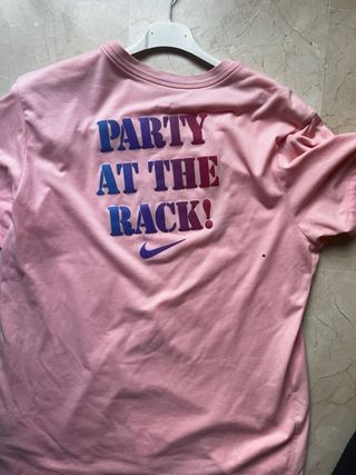 Camiseta Nike Hombre Rosa