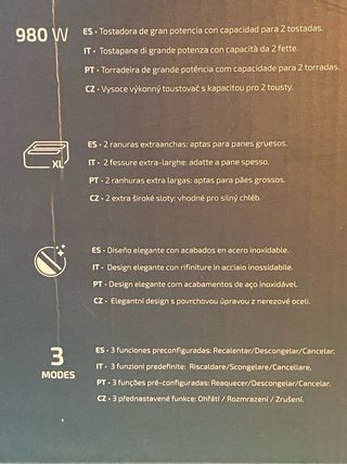 Tostadora Cecotec Toast & Taste 9000 Blanca