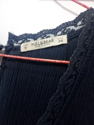 Vestido negro sin mangas, Pull&Bear S