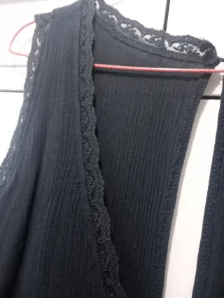 Vestido negro sin mangas, Pull&Bear S