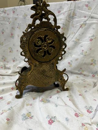 Reloj Antiguo Bronce Decorativo