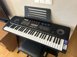 Teclado RockJam con soporte y banqueta