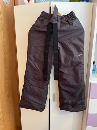 Pantalón de esquí negro con tirantes
