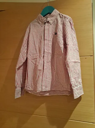 Camisa niño Benetton cuadros M (140cm)
