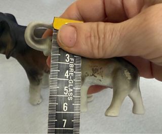 Statuine Porcellana Biscuit Royal Dux Elefanti