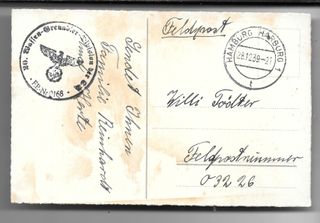 Postal Original WWII - SEGUNDA GUERRA MUNDIAL