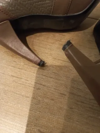 Zapatos botín cordones tacón