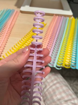 Espiral/espirales de encuadernar