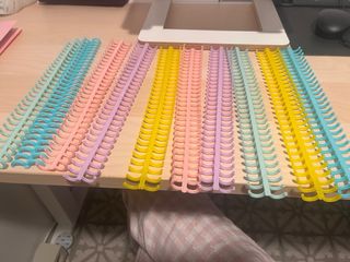 Espiral/espirales de encuadernar