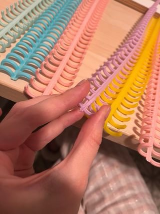 Espiral/espirales de encuadernar