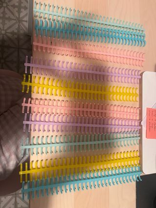 Espiral/espirales de encuadernar