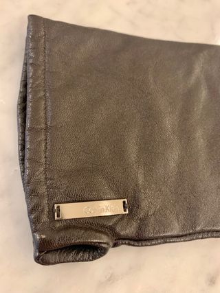 Guantes Piel Calvin Klein Marrones