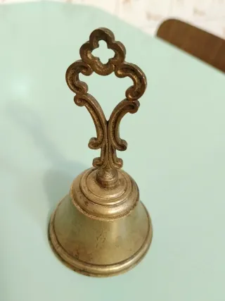 Campanello in ottone decorato