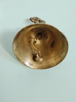 Campanello in ottone decorato