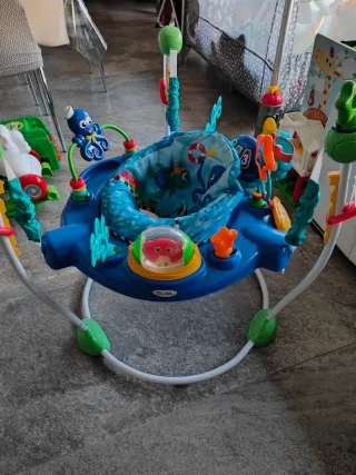 Saltador para bebé temática marina