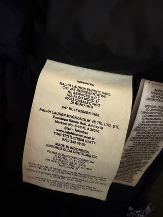 Plumífero Polo Ralph Lauren Gorham Azul Marino