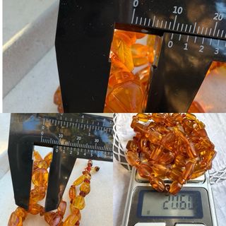 Collar de ámbar natural