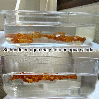 Collar de ámbar natural