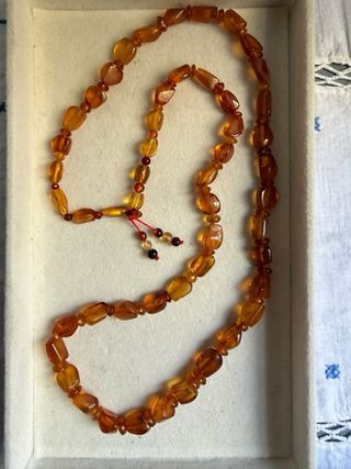 Collar de ámbar natural