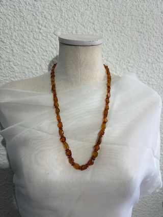 Collar de ámbar natural