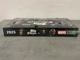 Topps Marvel Studios Chrome Hobby Box 2025 Nuovo