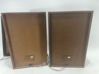 Altavoces Sony Vintage Madera