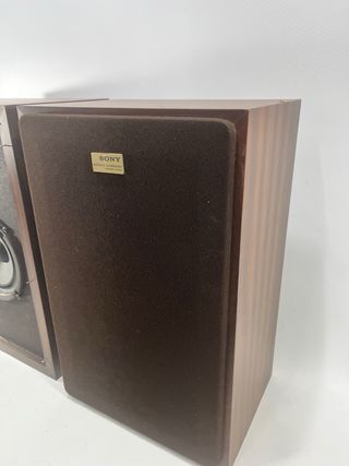 Altavoces Sony Vintage Madera