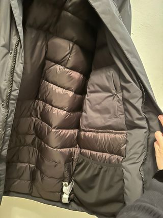 Abrigo Yokohama Nieve Negro/Gris