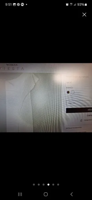 Mono blanco asimétrico El Corte Inglés