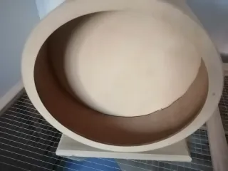 Ruota per criceti in legno