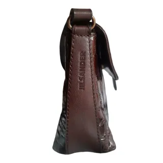 Bolso Jil Sander Cocodrilo Marrón Mini