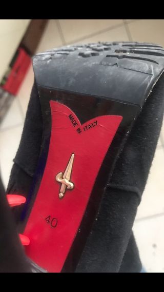 Stivali neri tacco alto