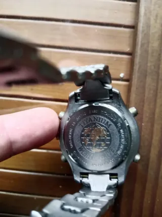 Reloj Luciane Titanium Oro y Plata