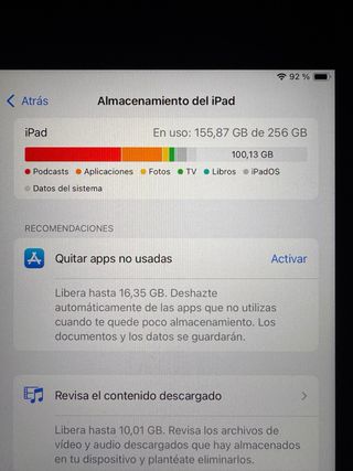 iPad 9ª Generación 256 gb +Teclado Logitech+Pencil