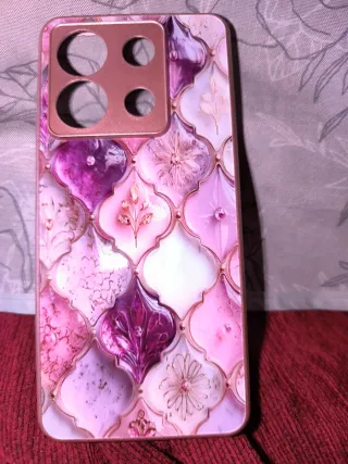 Funda Xiaomi Redmi Note 13 Pro con tonos rosáceos