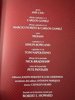 Pack comics Red Sonja guion Amy Chu